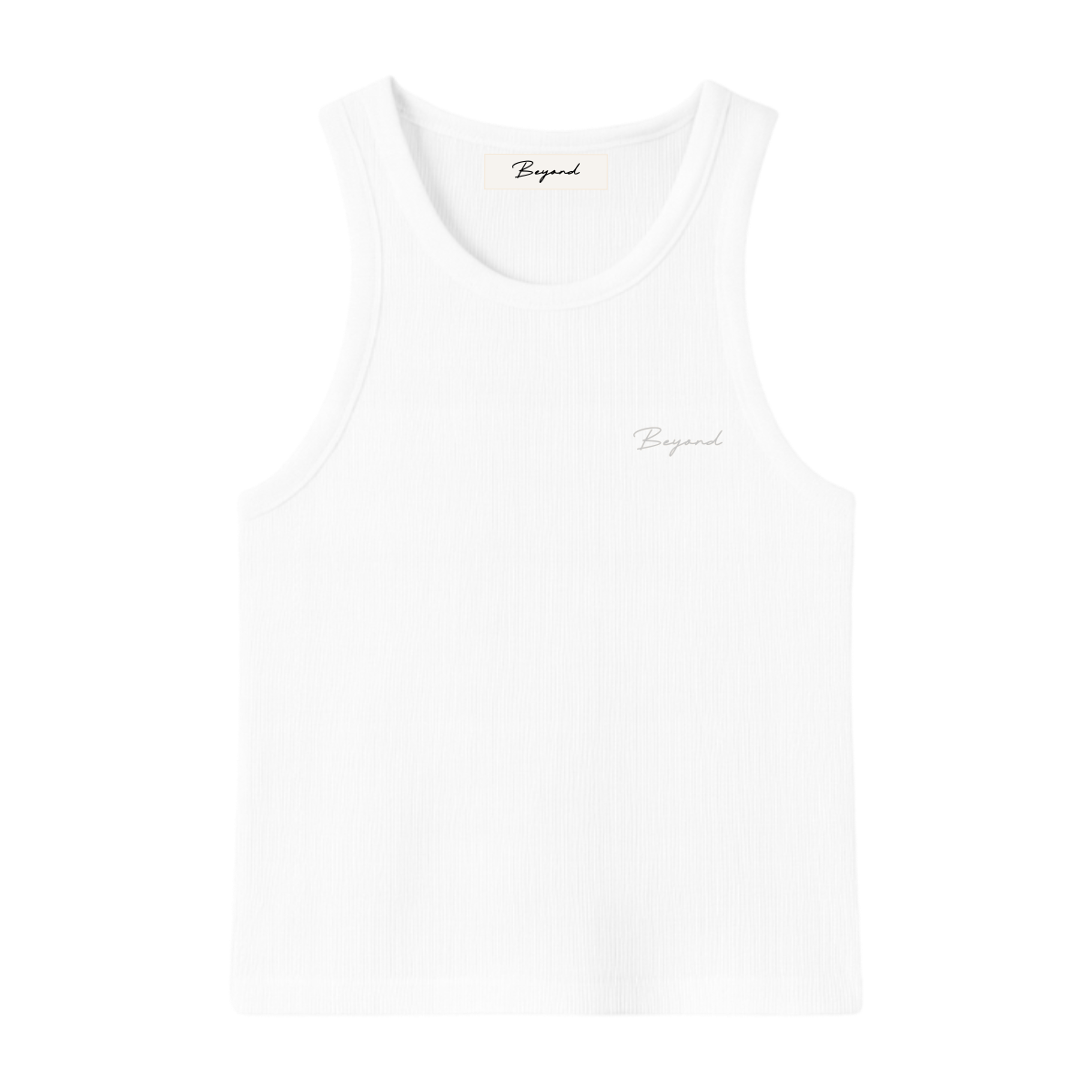 Men Tank White